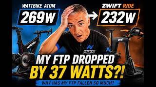 My FTP Dropped from 269 to 232! 😳 Wattbike Atom vs Zwift Ride