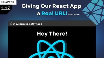 1.12 -  Hosting React App on Netlify with GitHub Integration !