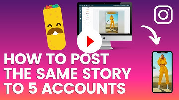 How to post the same story to multiple Instagram accounts, at the same time...