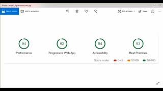 Lighthouse Audit of My Web Application: Restaurant Reviews (Udacity) Phase 3