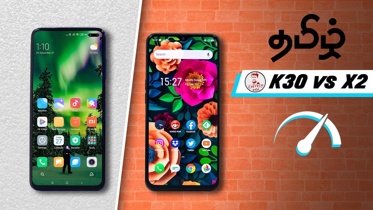 Redmi K30 vs Realme X2 Speedtest - பக்கா 730G போட்டி (தமிழ்)