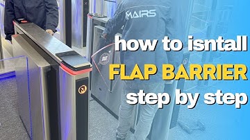 Flap Barrier Installation - MairsTurnstile