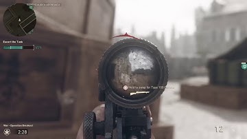 Call of Duty WW2 Beta War Sniping Clips