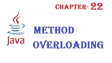 Method Overloading in Java - java tutorial - w3Schools - Chapter   22   English