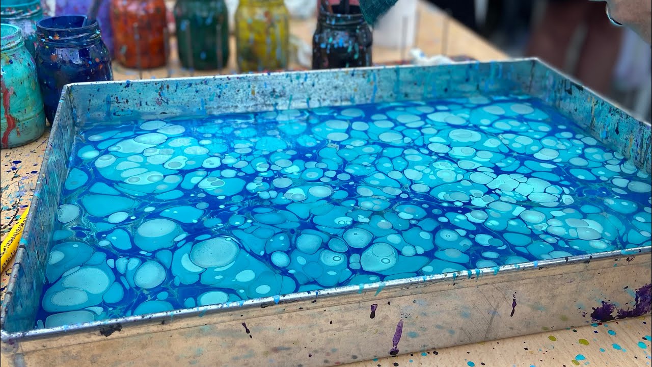 Wereld van Ebru Kunst 