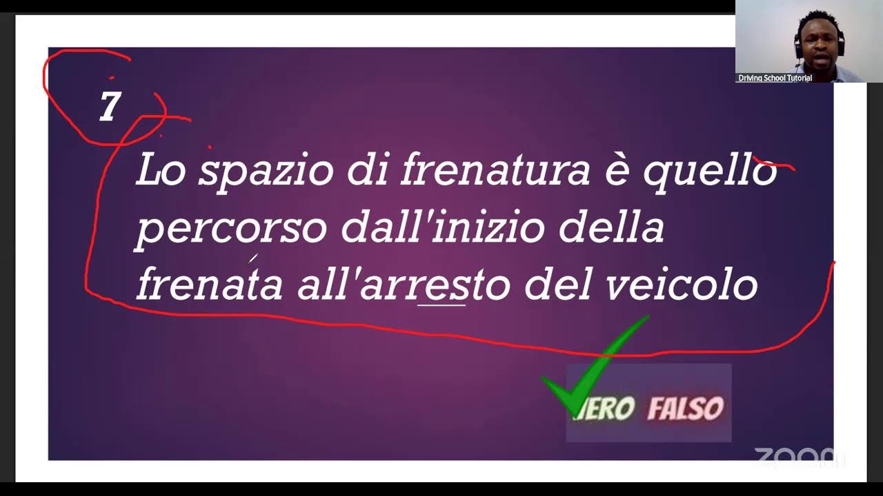 DISTANZA DI SICUREZZA YOUTUBE QUESTIONS AND EXPLANATIONS