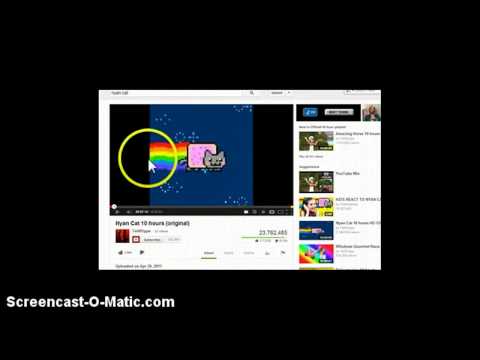Nyan Cat On Mycp.ps! c: