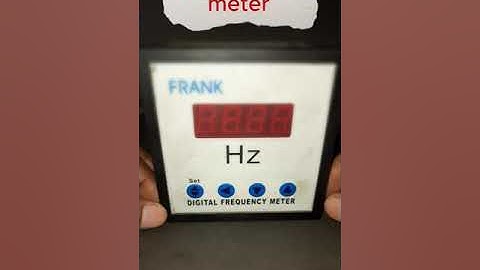 Frequency meter🥰🥰how to connect Frequency meter#video #youtubevideo #power #electronics #how