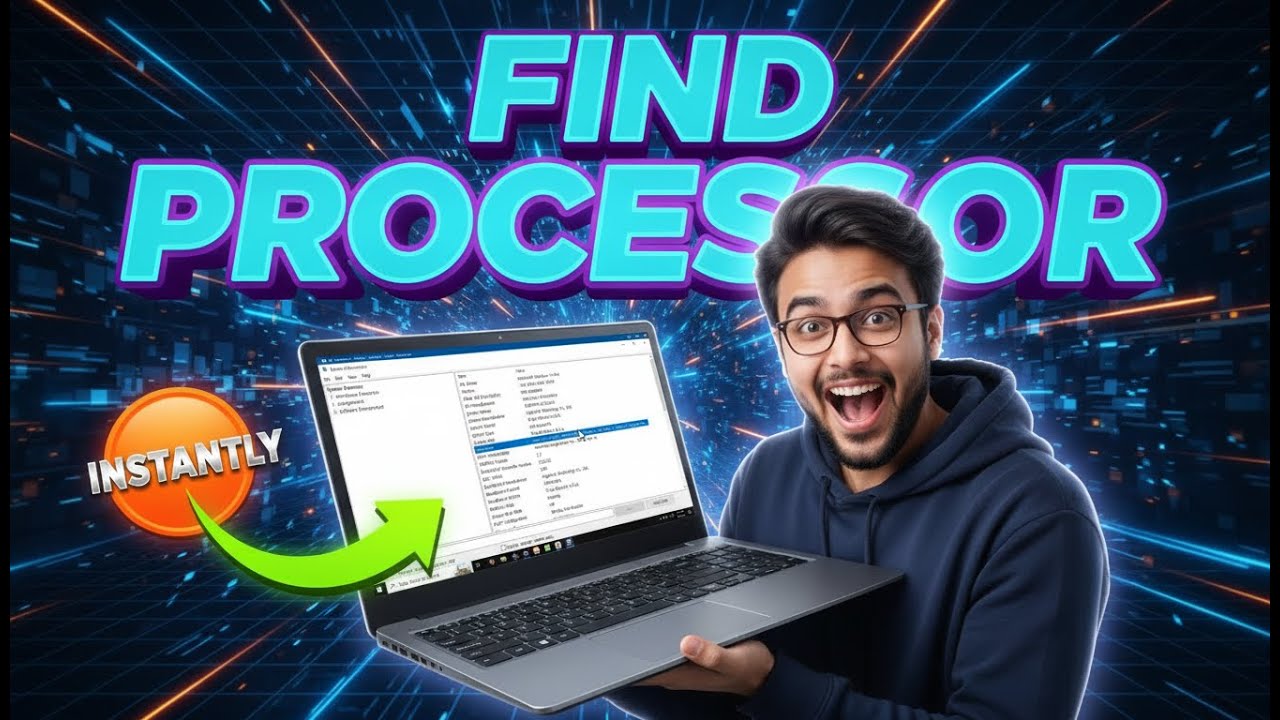 How to Find Processor on Windows 10 | Check CPU Model & Specs - YouTube