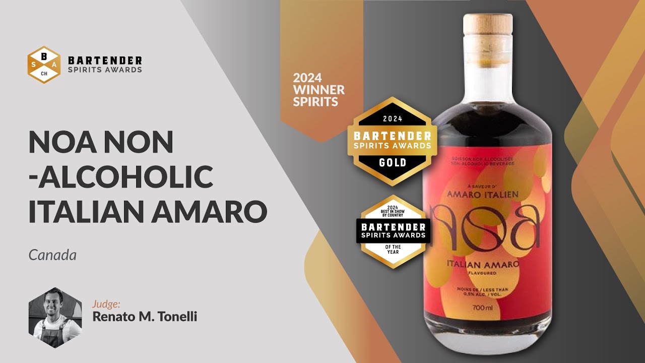 NOA Non-Alcoholic Italian Amaro | 2024 BSA Best in Show by Country