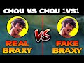 Chou vs Chou REAL BRAXY VS FAKE BRAXY | WHO WIN? - Mobile Legends