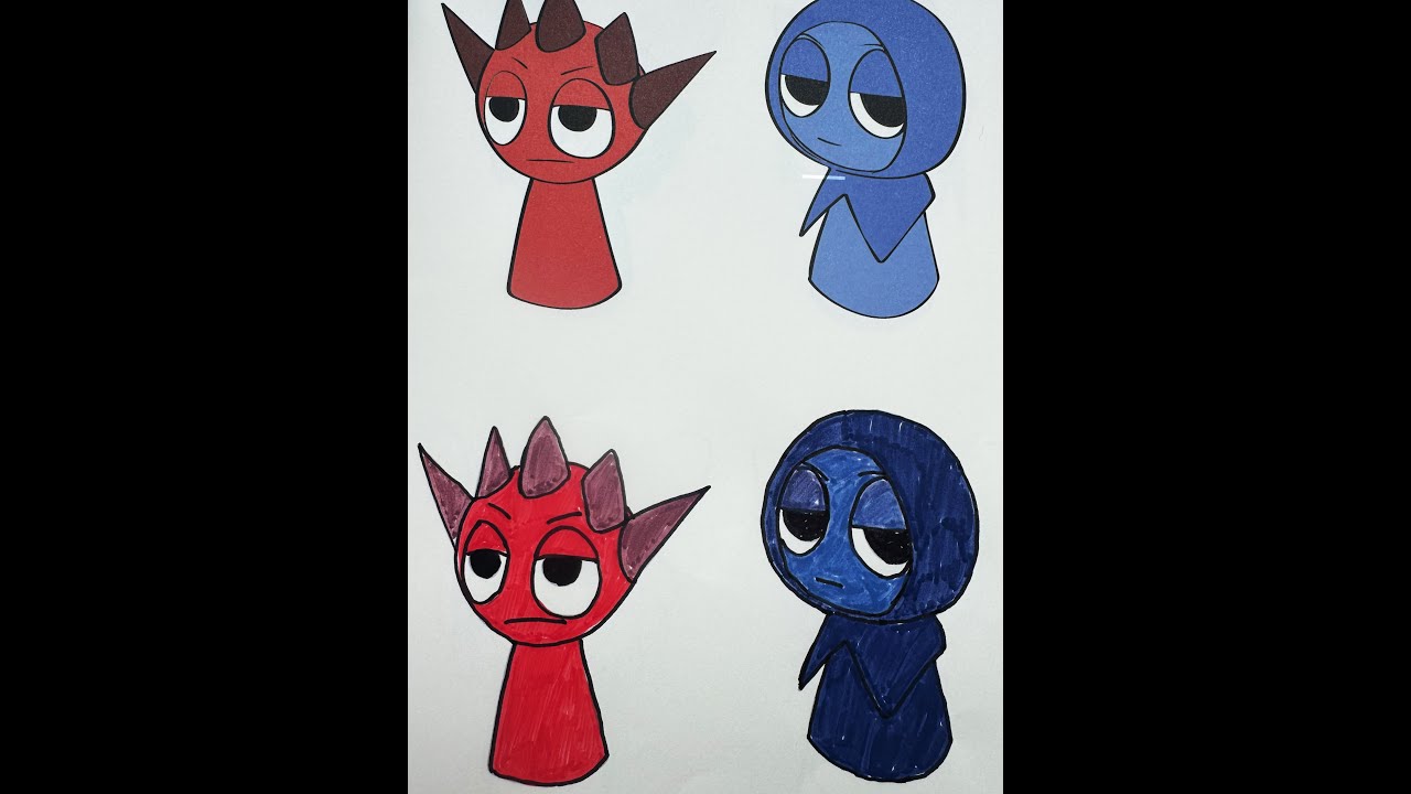 Jevin Raddy Sprunki Incredibox color Raddy and Jevin #sprunki #incredibox #coloring ...