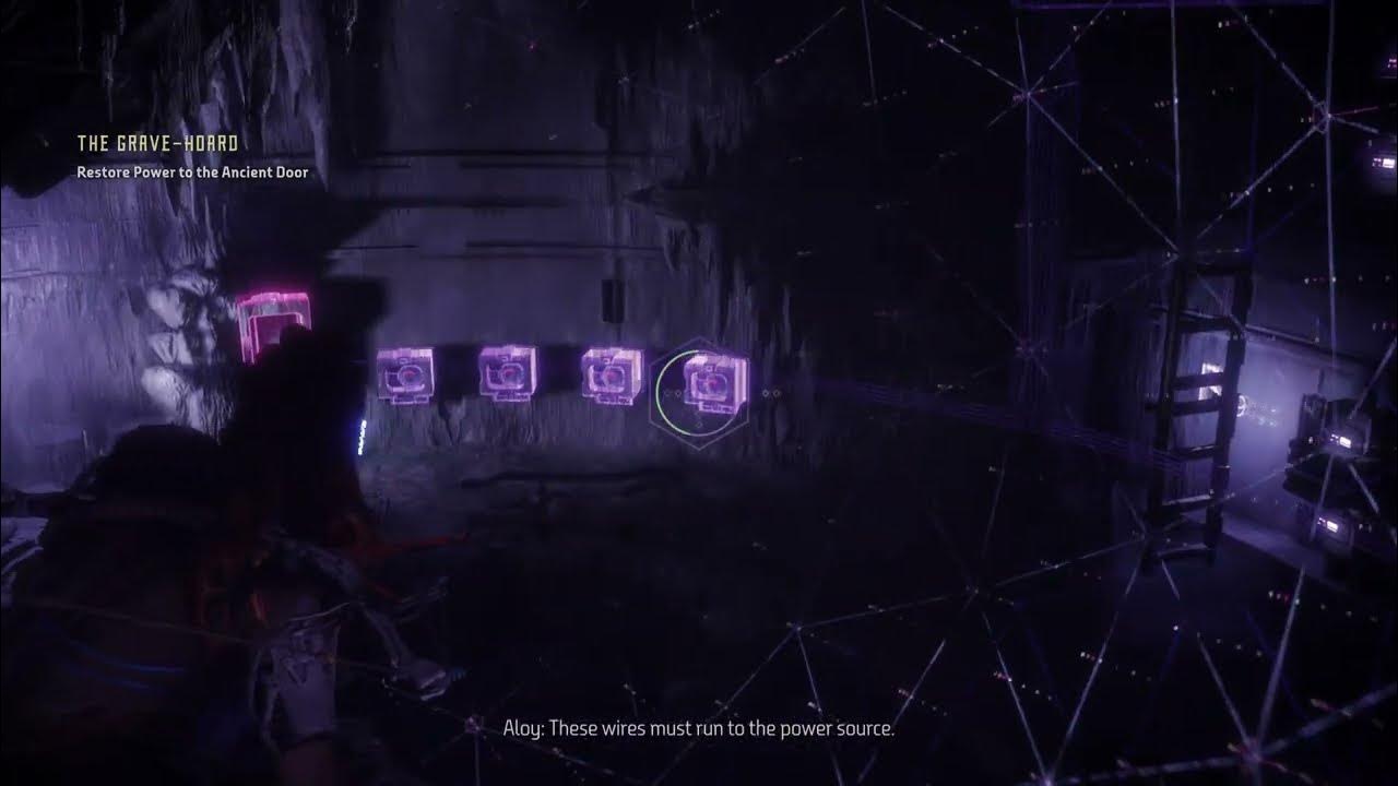 The Grave Hoard Restore Power To The Ancient Door Horizon Zero Dawn - The Grave-Hoard: Examine Restore Power To The