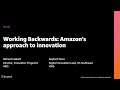 Aws reinvent 2020 travailler  rebours lapproche damazon en matire dinnovation