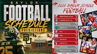2026 Baylor Bears Football Schedule | Full Schedule & Season Preview