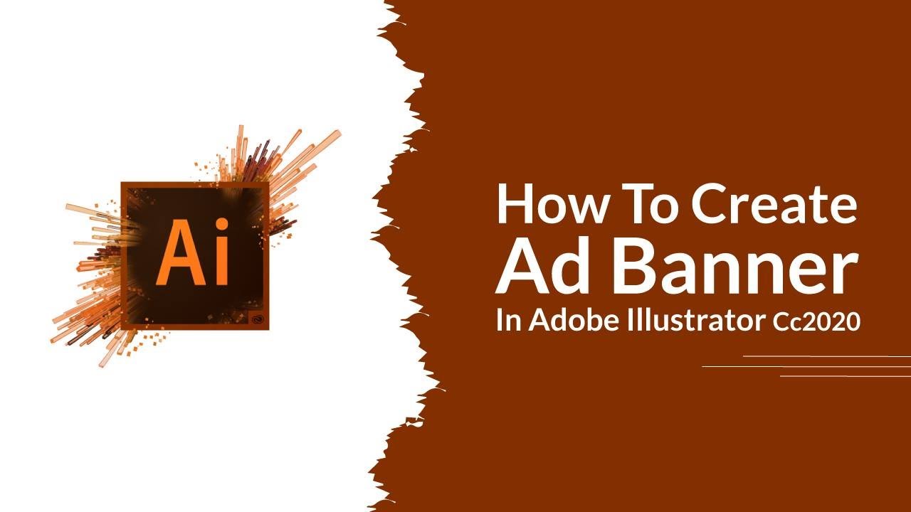How to Make a Web Banner Design in Adobe Illustrator | Web Banner A-Z ...
