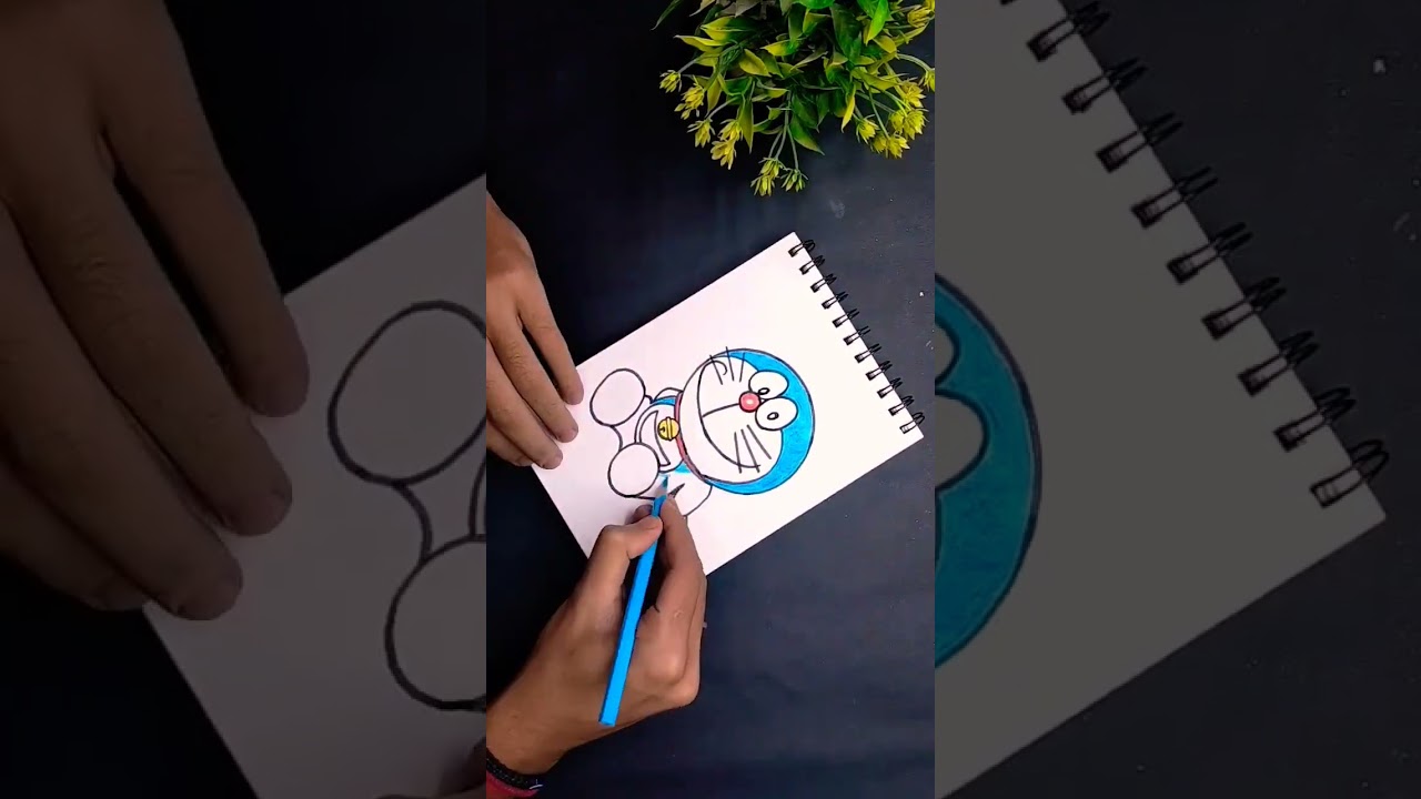 Doremon drawing easy drawing