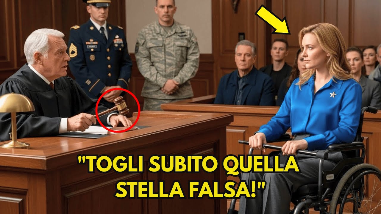 Il giudice le ordinò di togliere le onorificenze—finché arrivò il generale e tutti tacquero