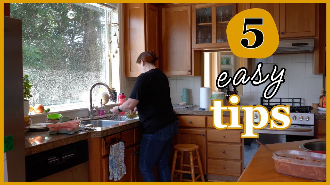 Keeping my kitchen clean with ADHD & low energy