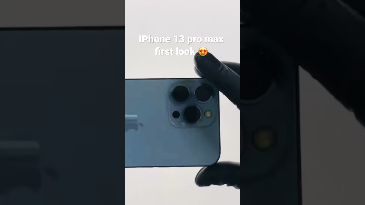 Iphone 13 pro max first look….