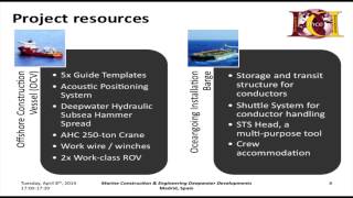 2014 MCEDD Presentation: A Novel Installation Method for Deepwater Conductors