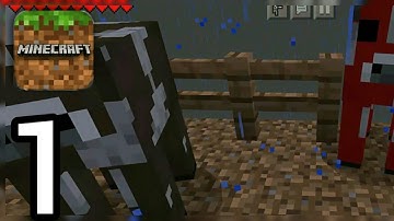 Minecraft PE - Gameplay Walkthrough One Block - Part 1 (IOS, Android)