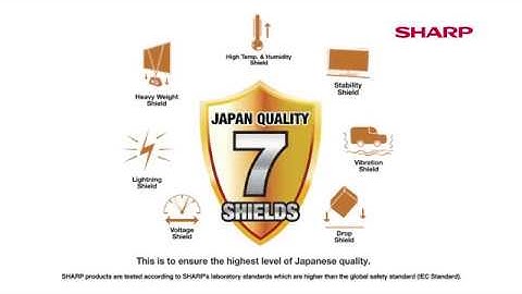 7 TÍNH NĂNG BẢO VỆ TV SHARP - KHẢ NĂNG CHỊU NHIỆT ĐỘ VÀ ĐỘ ẨM CAO