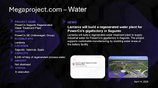 Water Plant to Power a New European Gigafactory