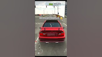 Low vs Medium vs Max Graphic 😈 in CPM #carparkingmultiplayer