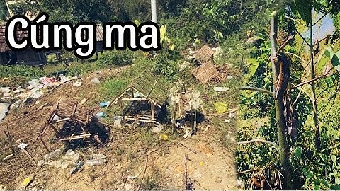 Phong tục - cách cúng ma của người hrê.