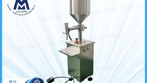jam filling machine: One Minute To Show You How Does Machine Fill Jam Into the Bottle Automatically.