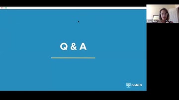 CodeHS Webinar: AP CSA (Java) Course Overview