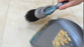 Using Dustpan and Brush inside