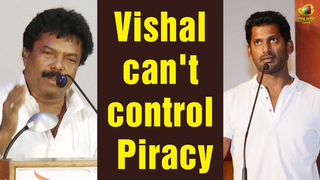 Vishal can't control Piracy | Jaguar Thangam Speech | Thunigaram Audio Launch | Mango Music Tamil