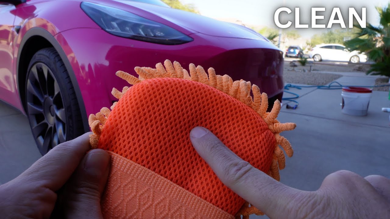 Tesla Model Y WINTER PREP Exterior Wash YouTube