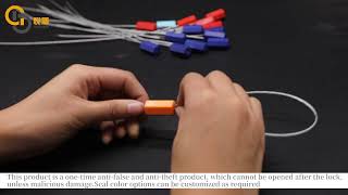 High security tamper evident cable seal