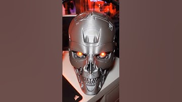 3D-Printed Terminator 2 Model 101 Head Prop!