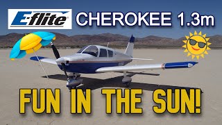 E-flite Cherokee 1.3m BNF Basic - FUN IN THE SUN!