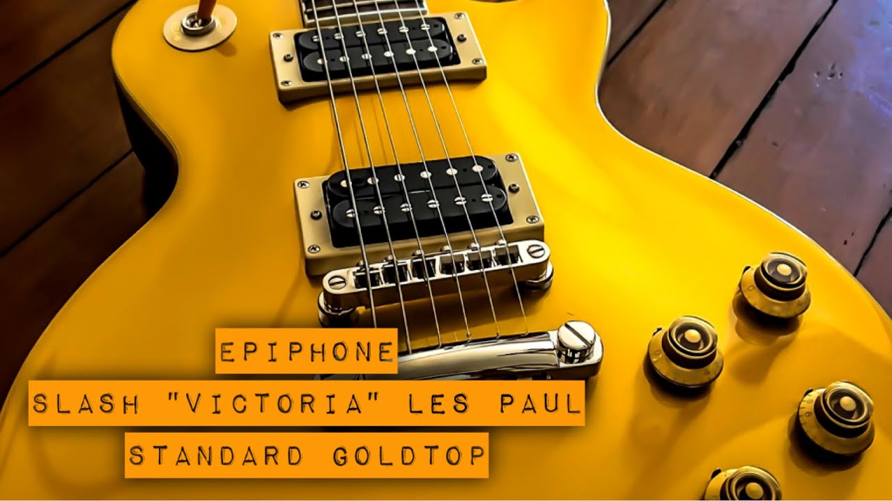 Unboxing Epiphone Slash Victoria Les Paul Standard Goldtop Youtube