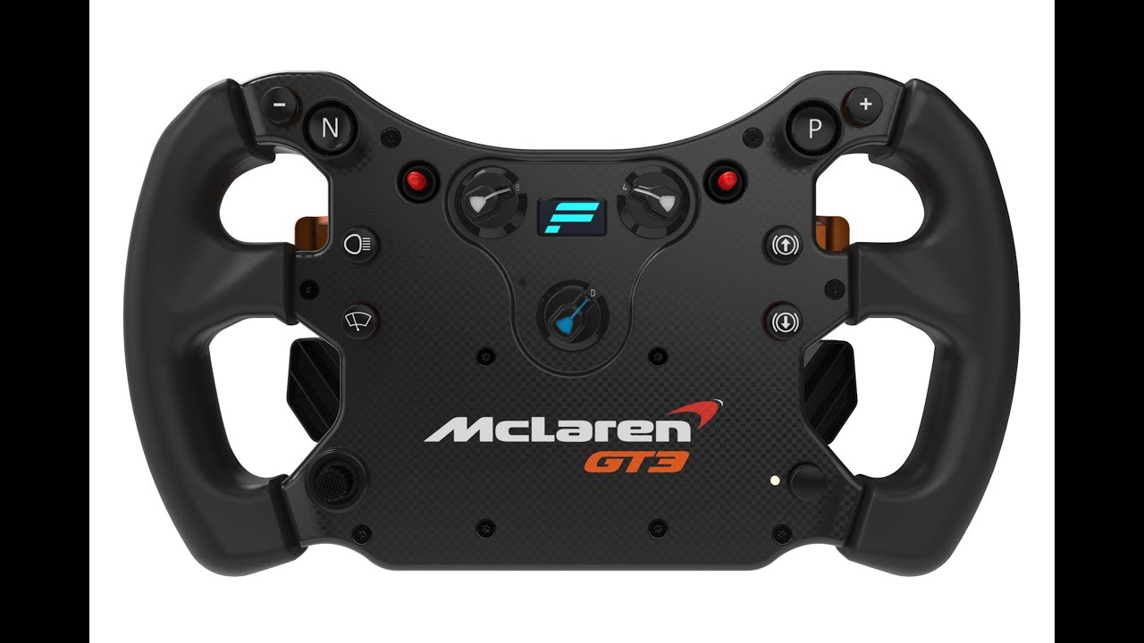 Fanatec McLaren GT3 wheel review - YouTube
