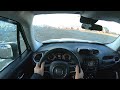 2017 Jeep Renegade 1.6 E-torq Evo (110HP) POV TEST DRIVE
