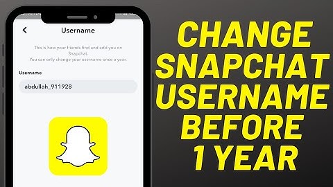 How to Change Snapchat Account Username Before 1 Year in 2023?