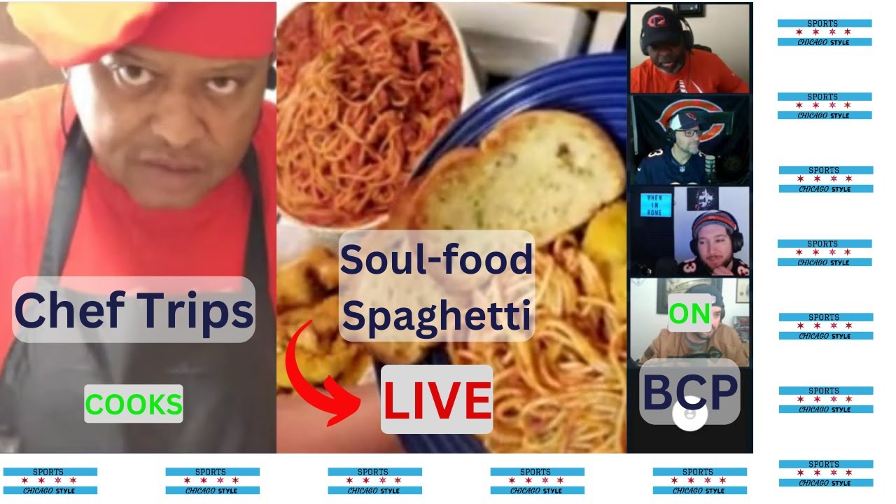 Healthier Soul-Food Spaghetti Recipe | Chef Trips Cooks LIVE During 