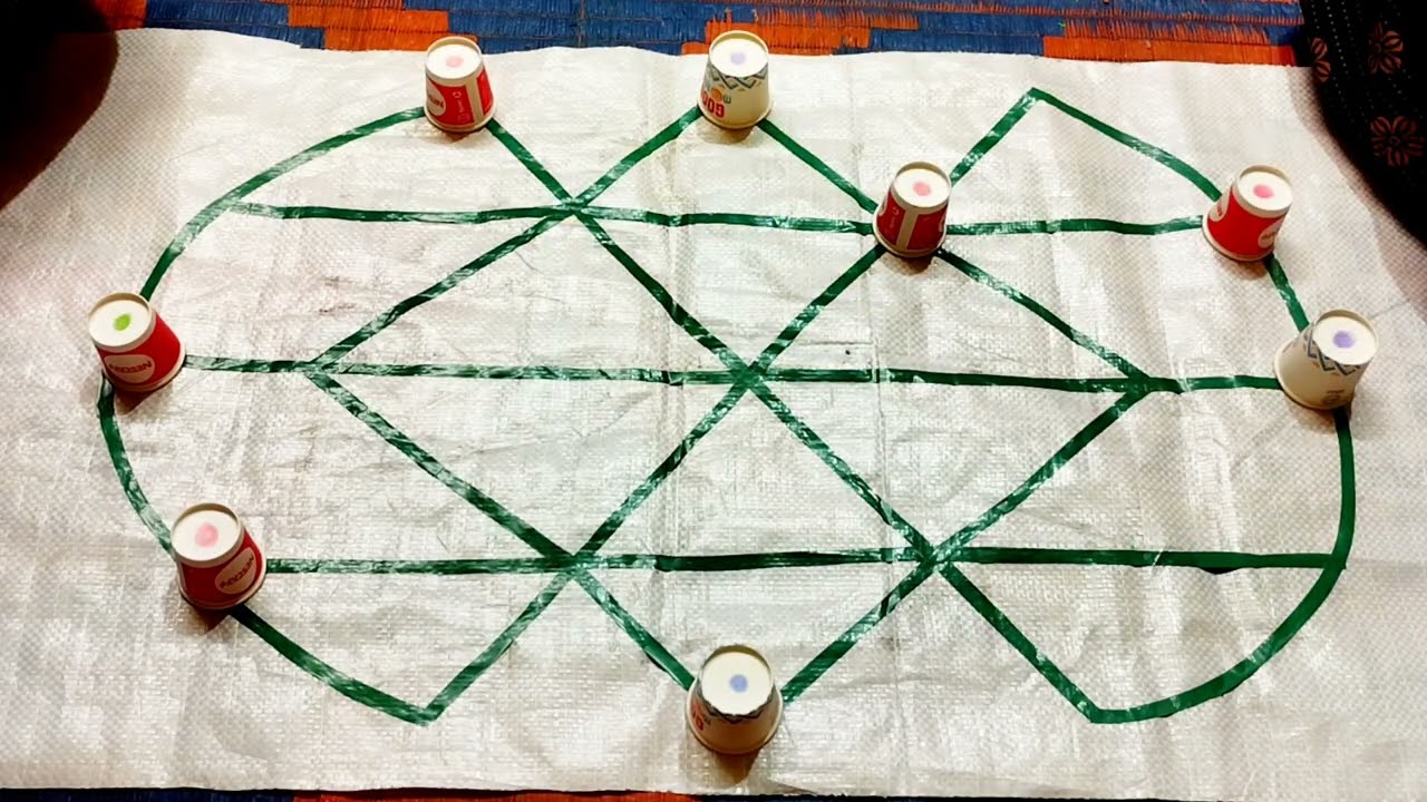 Bead 16gameplay how to play sholo guti game AR 2players mind set #game #viral #video 