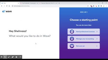 WaveApps Register and Choose Invoice Desktop