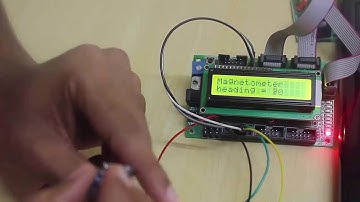 Interfacing of Magnetometer Using ATmega Controller