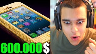 TOP 10 MÓVILES MÁS CAROS del MUNDO! - Reaccionando | AlphaSniper97