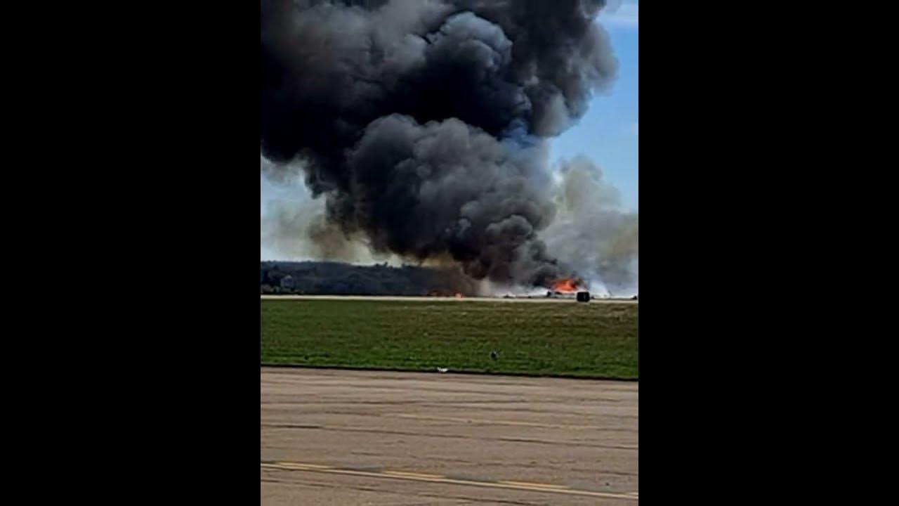 RARE 2022 Wings over Texas disaster. Airshow MidAir Collision in