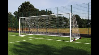 21x7 U0026 24x8 Aluminium Football Goal Assembly Instructions