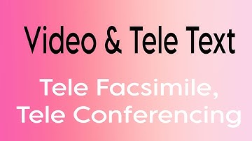 Video Text, Tele Text